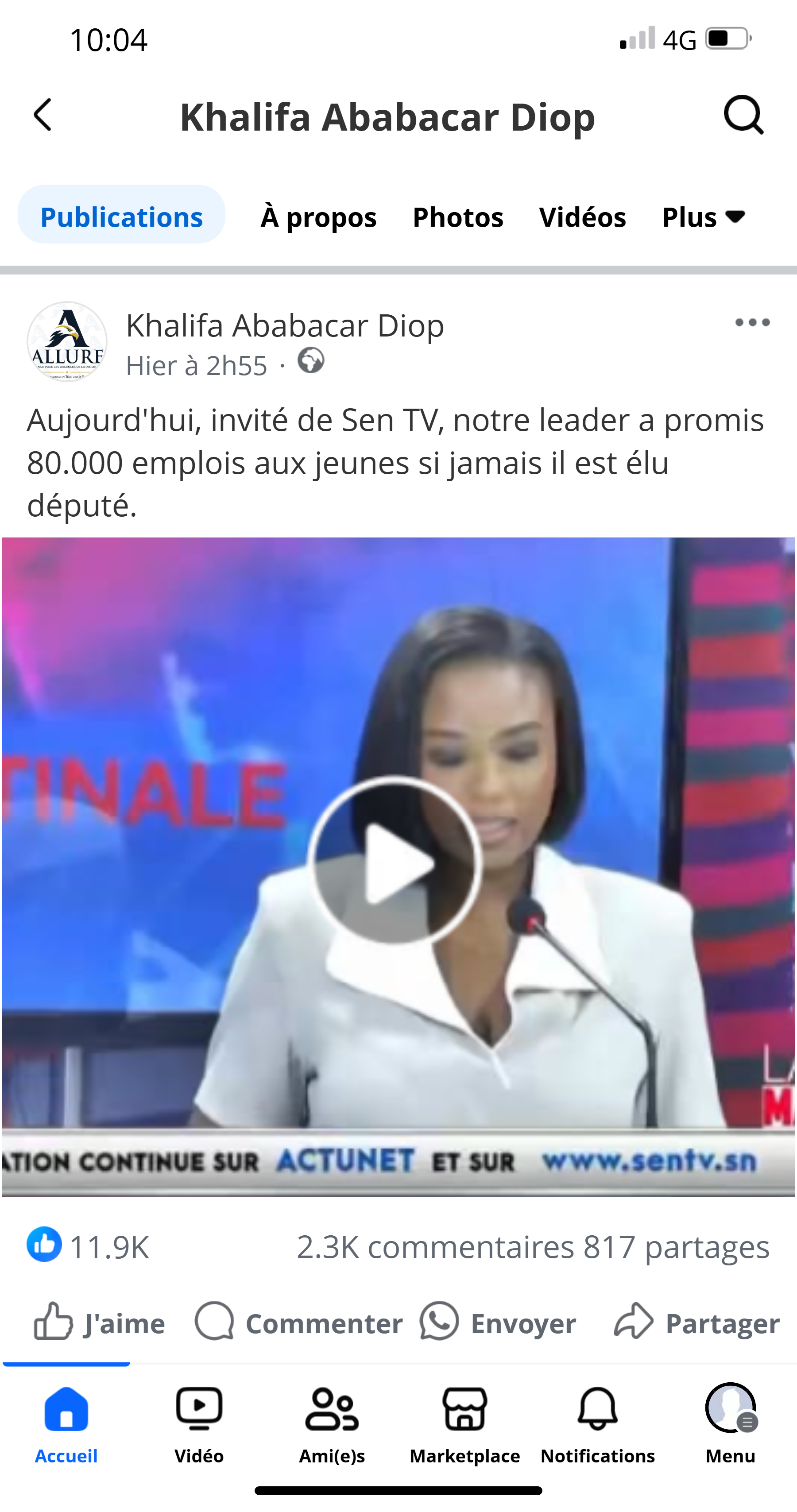 Exemple illustratif d'une désinformation